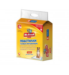 Пеленки Для Собак Mr.Fresh (Мистер Фреш) Expert Super 60*60см 8шт F508
