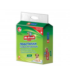 Пеленки Для Щенков и Котят Mr.Fresh (Мистер Фреш) Expert Start 90*60см 8шт F506
