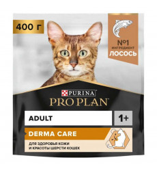 Сухой Корм Pro Plan (ПроПлан) Для Кошек Для Поддержания Красоты Шерсти и Здоровья Кожи Лосось Elegant 400г (1*8)