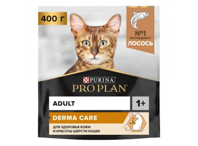 Сухой Корм Pro Plan (ПроПлан) Для Кошек Для Поддержания Красоты Шерсти и Здоровья Кожи Лосось Elegant 400г (1*8) 