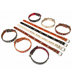 Ошейник Для Собак Брава №20 с Подкладом с Металлофурнитурой Арт019