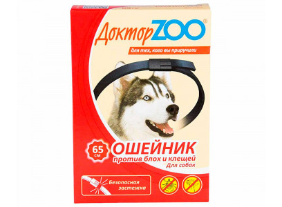 ДокторZoo (Доктор Зоо) Ошейник От Блох и Клещей Для Собак 65см 