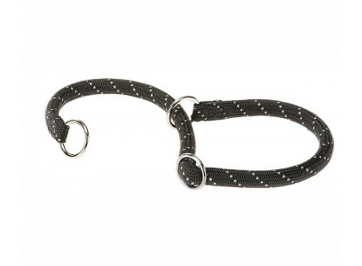 Ошейник Для Собак Средних и Крупных Пород Ferplast (Ферпласт) Sport Reflex CS13/50 13мм*50см Отражающий Черный Нейлон