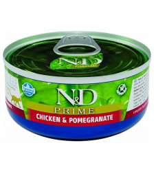 Консервы Для Кошек Farmina (Фармина) Курица и Гранат N&D Prime Chicken & Pomegrante 70г