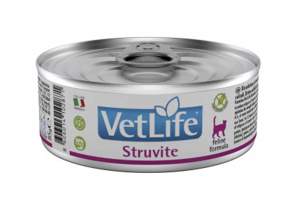 Консервы Для Кошек Farmina (Фармина) Для Лечения и Профилактики Струвитного Уролитиаза Vet Life Struvite 85г 