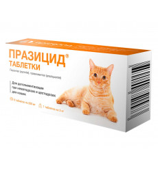 Празицид Таблетки Для Кошек Против Глистов 6таб Apicenna (Апиценна)