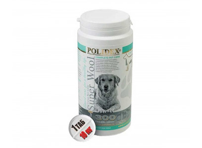 Витамины Для Собак Polidex (Полидэкс) Супер Шерсть Плюс Super Wool Plus 300шт
