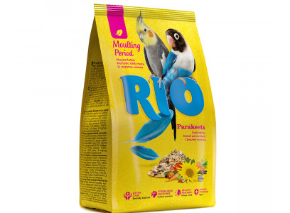 Корм Для Средних Попугаев RIO (Рио) в Период Линьки Parakeets Moulting Period 500г (1*10)  