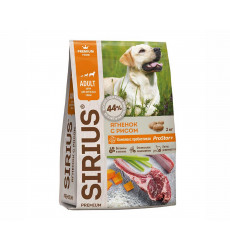 Сухой Корм Sirius (Сириус) Для Собак Ягненок и Рис 15кг
