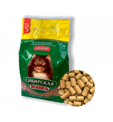 Наполнитель Для Кошачьего Туалета Сибирская Кошка Лесной 5л (1*4) 