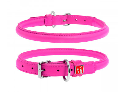 Ошейник Круглый 10*33-41 см  Розовый Waudog Glamour (Ваудог Гламур) 35057