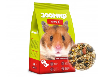 Корм Для Хомяков Хомка Зоомир 500г 