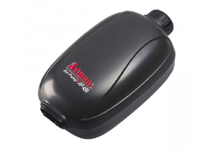 Компрессор Для Аквариума До 400л Atman Ap-45r 2*180л/ч Двухканальный Регулируемый Атм-Ap-45r