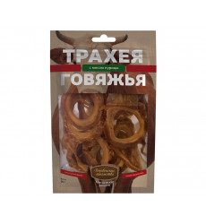 Лакомство Для Собак Деревенские Лакомства Трахея Говяжья с Мясом Курицы 50г