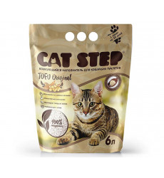 Наполнитель Для Кошачьего Туалета Cat Step (Кэт Степ) Tofu Original Комкующийся Растительный 6л