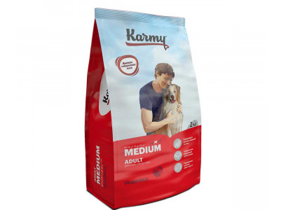 Сухой Корм Karmy (Карми) Для Собак Средних Пород Индейка Medium Adult Turkey 2кг 