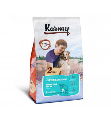 Сухой Корм Karmy (Карми) Для Собак Крупных и Средних Пород Гипоаллергенный Ягненок Hypoallergenic Medium&Maxi Adult Lamb 2кг