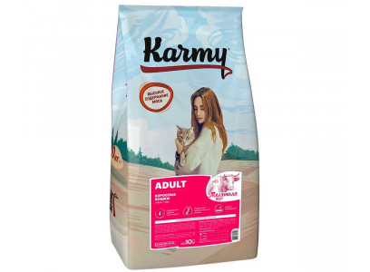 Сухой Корм Karmy (Карми) Для Кошек Телятина Adult Veal 10кг 
