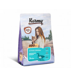 Сухой Корм Karmy (Карми) Для Кошек При Пищевой Аллергии Утка Гипоаллергенный Hypoallergenic Duck 400г