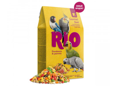 Корм Для Средних и Крупных Попугаев RIO (Рио) Gourmet Food 250г (1*5)