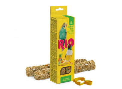 Палочки Для Волнистых Попугаев и Экзотических Птиц RIO (Рио) Тропические Фрукты 2*40г 