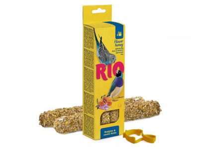 Палочки Для Волнистых Попугаев и Экзотических Птиц RIO (Рио) Мед 2*40г 