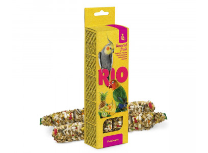 Палочки Для Средних Попугаев RIO (Рио) Тропические Фрукты 2*75г 