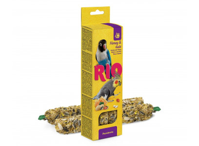 Палочки Для Средних Попугаев RIO (Рио) Мед и Орехи 2*75г 