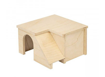 Домик Для Грызунов Дарелэнд Есо Горка Дерево 13*13*8см Rp86831