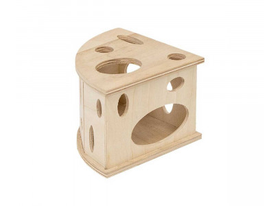 Домик Для Грызунов Дарелэнд Есо Сыр Большой Дерево 13*13*9см Rp86841