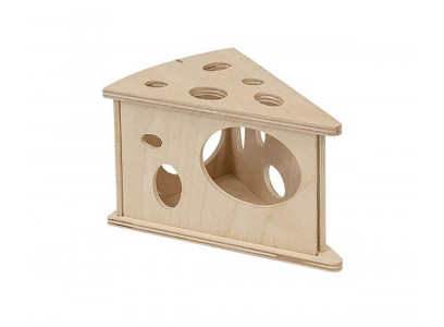 Домик Для Грызунов Дарелэнд Есо Сыр Маленький Дерево 15*10*9см Rp86851