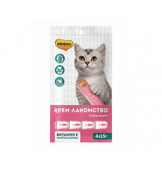 Лакомство Для Кошек Мнямс Крем Тунец Кацуо 15г 4шт