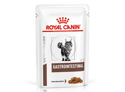 Лечебный Влажный Корм Royal Canin (Роял Канин) Для Кошек При Нарушении Пищеварения Veterinary Feline Gastrointestinal 85г (1*12) 