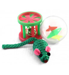 Игрушка Для Кошек Triol (Триол) Мяч/Мышь/Барабан 4,5см 22181054 Xw7006
