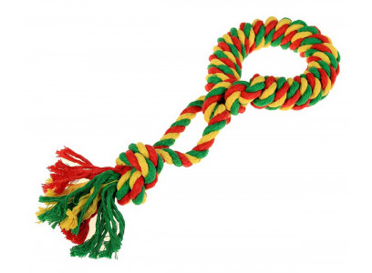 Игрушка Для Собак Мелких Пород Doglike (Доглайк) Кольцо Канатное Малое Желтый Зеленый Красный D-2361 