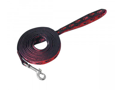 Поводок Для Собак Зооник Капроновая Стропа С Лапками 3м*15мм 11466
