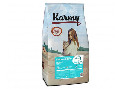 Сухой Корм Karmy (Карми) Для Кошек Гипоаллергенный Утка Hypoallergenic 10кг 