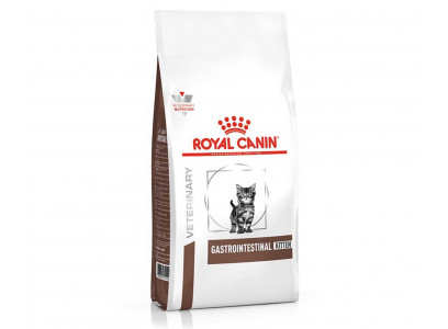 Лечебный Сухой Корм Royal Canin (Роял Канин) Для Котят При Заболеваниях Желудочно-Кишечного Тракта (ЖКТ) Veterinary Gastrointestinal Kitten 400г 