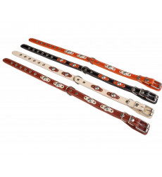 Ошейник Для Собак Брава №25 с Подкладом Украшенный Кольцо Посередине Арт625