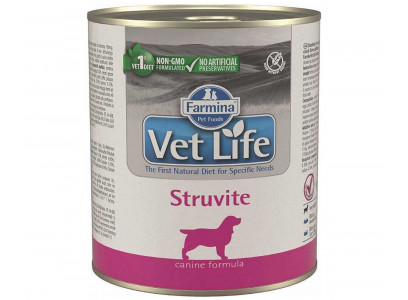 Лечебные Консервы Farmina (Фармина) Для Собак При Мочекаменной Болезни (Струвиты) Паштет Vet Life Dog Struvite 300г 102833