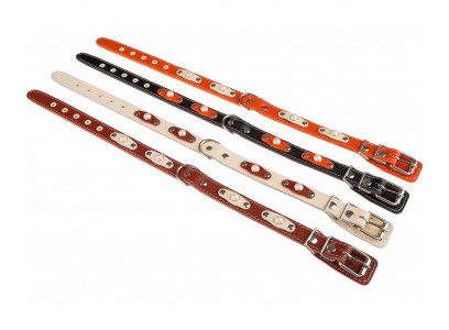 Ошейник Для Собак Брава №45 с Подкладом Украшенный Кольцо Посередине Арт645