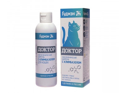 Шампунь Для Кошек Доктор c Климбазолом 200мл
 