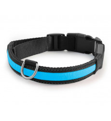 Ошейник Для Собак Крупных Пород Triol (Триол) Night City Xl Светодиодный Синий 2,5см*51-61см 11271016