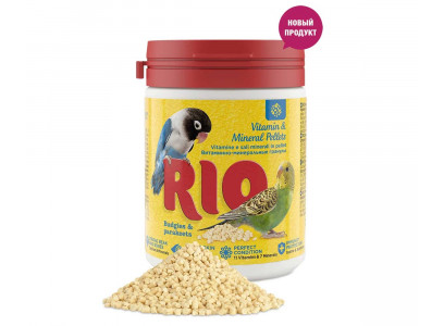 Витаминно-Минеральные Гранулы Для Волнистых и Средних Попугаев RIO (Рио) 120г 