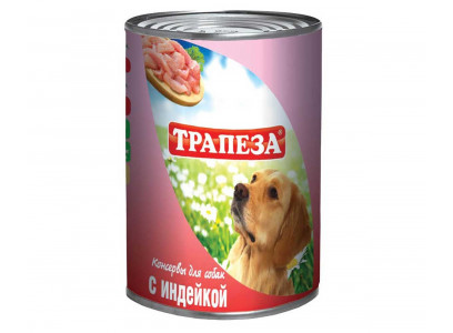 Консервы Для Собак Трапеза Индейка 750г (1*9) 80520 