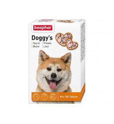 Витамины Для Собак Beaphar (Беафар) Doggys Mix Taurine, Biotin, Protein and Liver Микс 180шт 12568