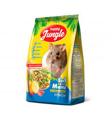 Корм Для  Декоративных Крыс Happy Jungle  900г J123 (1*10)