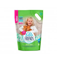 Наполнитель Силикагель Little Friends (Литтл Френдс) Aloe Vera 5л П/М Пакет(1*6)