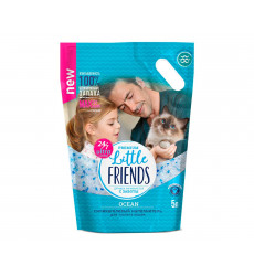 Наполнитель Силикагель Little Friends (Литтл Френдс) Ocean 5л П/М Пакет(1*6)