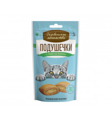 Деревенские Лакомства для Кошек Подушечки с Пюре Из Курицы 30г 79207774
